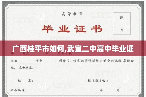 广西桂平市如何,武宣二中高中毕业证