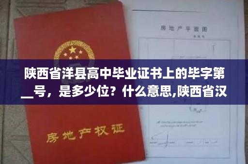 陕西省洋县高中毕业证书上的毕字第__号，是多少位？什么意思,陕西省汉中市的贵族学校叫什么名字