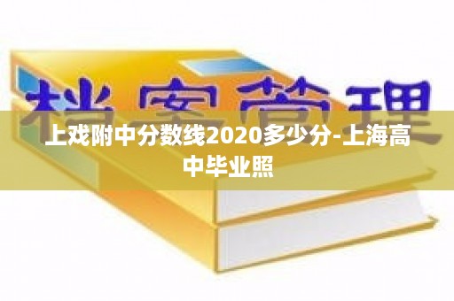 上戏附中分数线2020多少分-上海高中毕业照