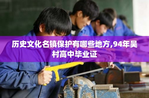 历史文化名镇保护有哪些地方,94年吴村高中毕业证