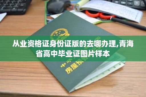 从业资格证身份证版的去哪办理,青海省高中毕业证图片样本