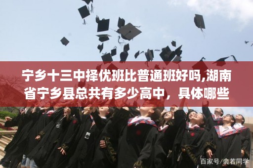 宁乡十三中择优班比普通班好吗,湖南省宁乡县总共有多少高中，具体哪些，包括私立的，谢谢