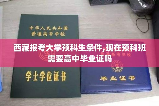 西藏报考大学预科生条件,现在预科班需要高中毕业证吗