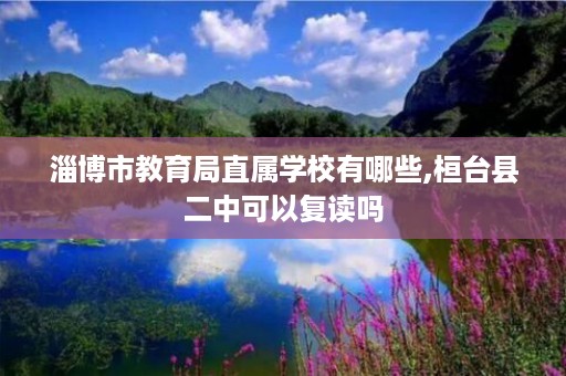 淄博市教育局直属学校有哪些,桓台县二中可以复读吗
