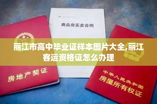 丽江市高中毕业证样本图片大全,丽江客运资格证怎么办理