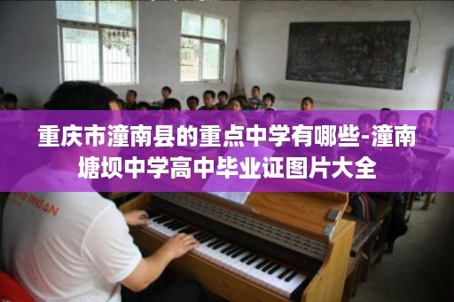 重庆市潼南县的重点中学有哪些-潼南塘坝中学高中毕业证图片大全