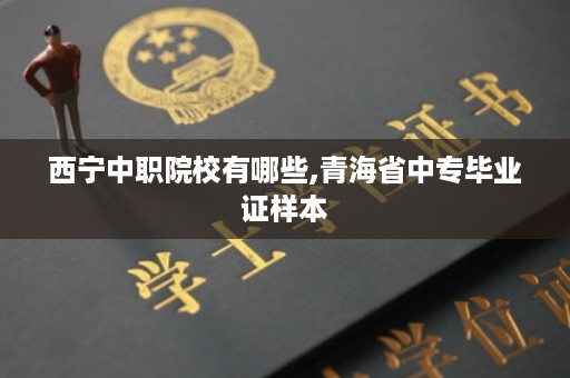 西宁中职院校有哪些,青海省中专毕业证样本
