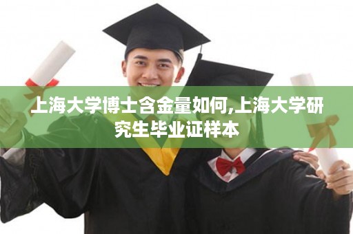 上海大学博士含金量如何,上海大学研究生毕业证样本