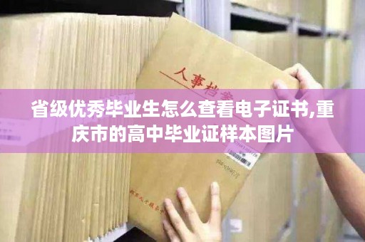 省级优秀毕业生怎么查看电子证书,重庆市的高中毕业证样本图片