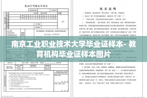 南京工业职业技术大学毕业证样本- 教育机构毕业证样本图片