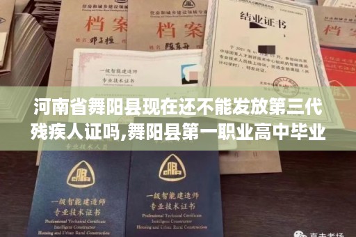 河南省舞阳县现在还不能发放第三代残疾人证吗,舞阳县第一职业高中毕业证样本