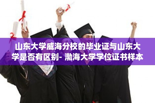 山东大学威海分校的毕业证与山东大学是否有区别- 渤海大学学位证书样本