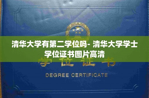 清华大学有第二学位吗- 清华大学学士学位证书图片高清