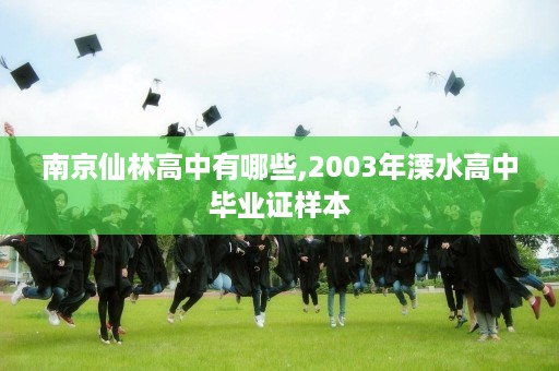 南京仙林高中有哪些,2003年溧水高中毕业证样本