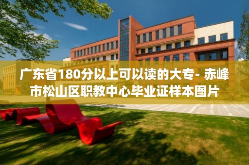 广东省180分以上可以读的大专- 赤峰市松山区职教中心毕业证样本图片