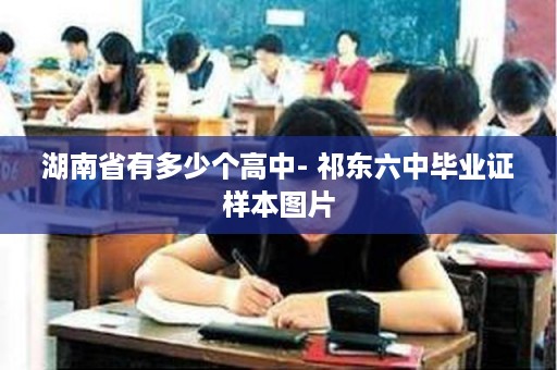 湖南省有多少个高中- 祁东六中毕业证样本图片