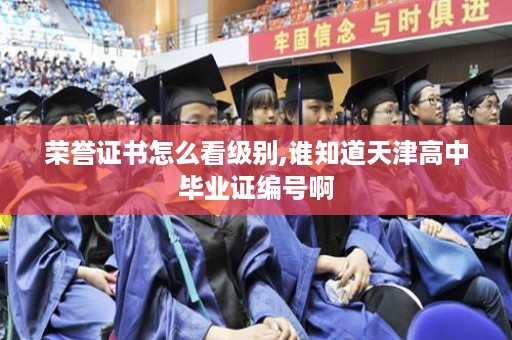 荣誉证书怎么看级别,谁知道天津高中毕业证编号啊