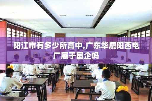 阳江市有多少所高中,广东华厦阳西电厂属于国企吗