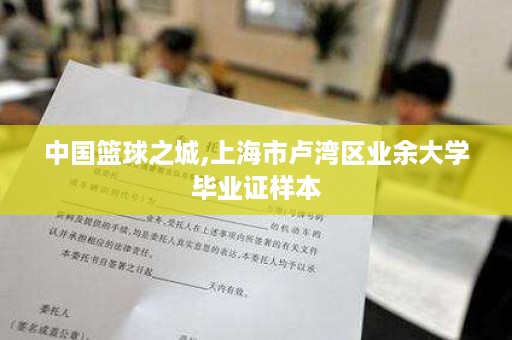 中国篮球之城,上海市卢湾区业余大学毕业证样本