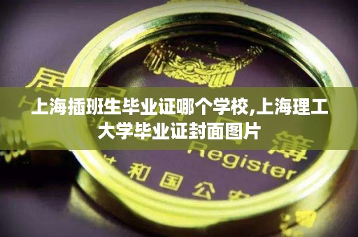 上海插班生毕业证哪个学校,上海理工大学毕业证封面图片