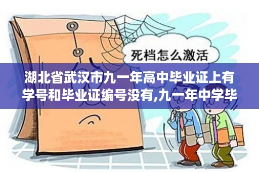湖北省武汉市九一年高中毕业证上有学号和毕业证编号没有,九一年中学毕业证样本