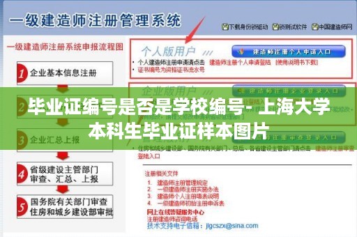 毕业证编号是否是学校编号- 上海大学本科生毕业证样本图片