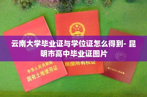 云南大学毕业证与学位证怎么得到- 昆明市高中毕业证图片