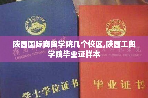 陕西国际商贸学院几个校区,陕西工贸学院毕业证样本