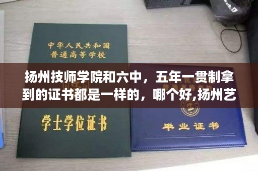 扬州技师学院和六中，五年一贯制拿到的证书都是一样的，哪个好,扬州艺术学校毕业证样本