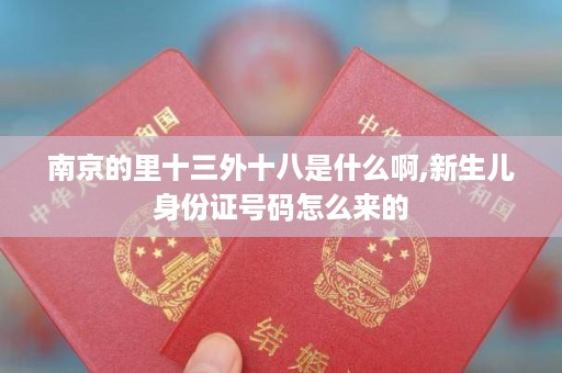 南京的里十三外十八是什么啊,新生儿身份证号码怎么来的