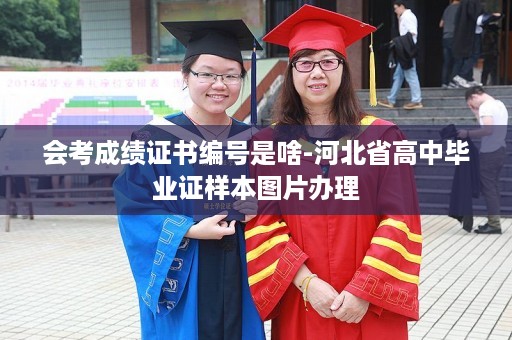 会考成绩证书编号是啥-河北省高中毕业证样本图片办理