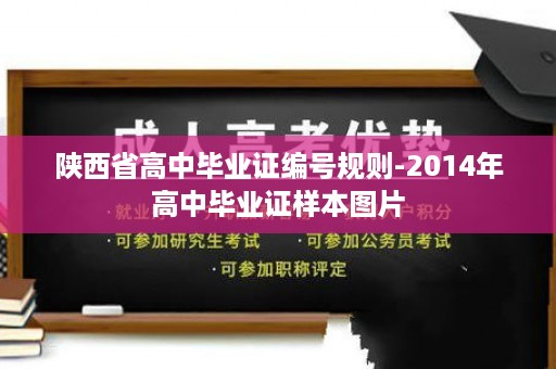 陕西省高中毕业证编号规则-2014年高中毕业证样本图片