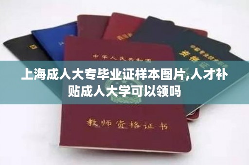 上海成人大专毕业证样本图片,人才补贴成人大学可以领吗