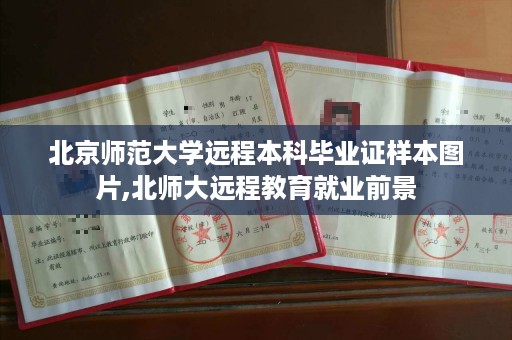 北京师范大学远程本科毕业证样本图片,北师大远程教育就业前景