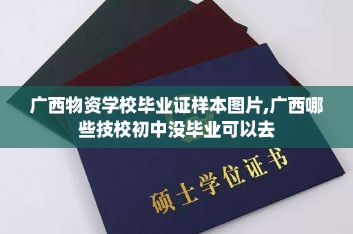 广西物资学校毕业证样本图片,广西哪些技校初中没毕业可以去