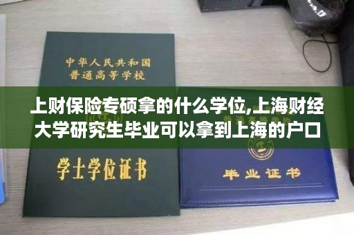 上财保险专硕拿的什么学位,上海财经大学研究生毕业可以拿到上海的户口么