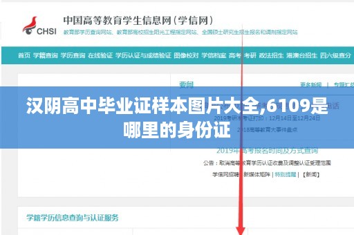 汉阴高中毕业证样本图片大全,6109是哪里的身份证