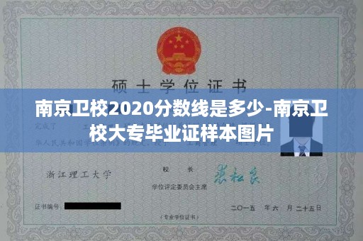 南京卫校2020分数线是多少-南京卫校大专毕业证样本图片