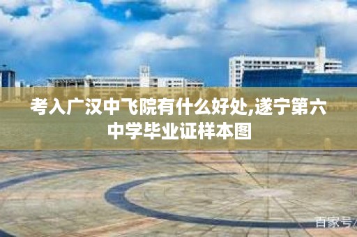 考入广汉中飞院有什么好处,遂宁第六中学毕业证样本图