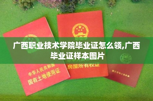 广西职业技术学院毕业证怎么领,广西 毕业证样本图片