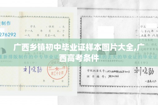 广西乡镇初中毕业证样本图片大全,广西高考条件