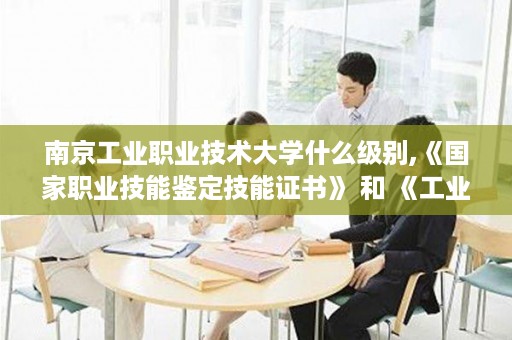 南京工业职业技术大学什么级别,《国家职业技能鉴定技能证书》 和 《工业信息化产业部技能证书》的区别
